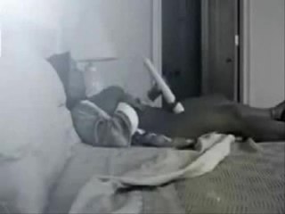 Hidden cam catches mummy masturbating in her bedroom