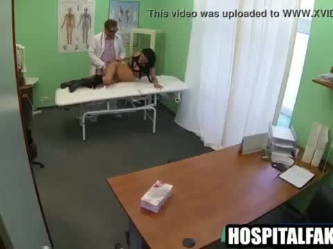 Brunette patient sucks cock and gets fucked hardn 720 3