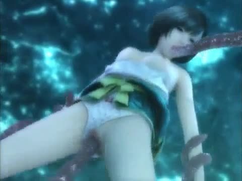 Yuffie final fantasy tortured by tentacles
