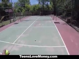 Teenslovemoney - tennis slut fucks for cash