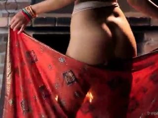 Gorgeous skinny indian teen erotic dance & finger-fucking