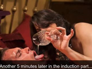 Femdom swallow training - cum eating hypnosis